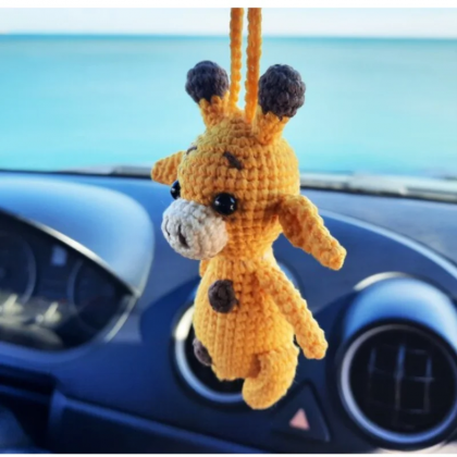 Giraffe Hanging Pendant For Car, Cute Cartoon..