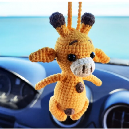 Giraffe Hanging Pendant For Car, Cute Cartoon..