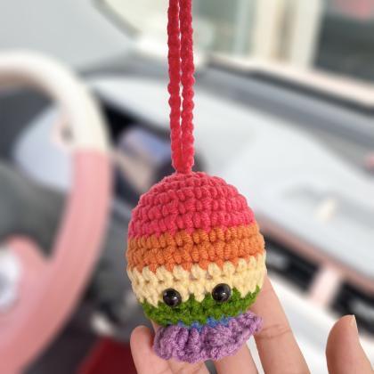 Crochet Handmade Wool Car Accessories Knitted..