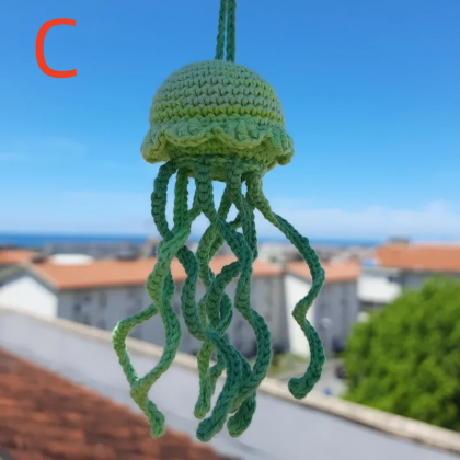 Handmade Crochet Octopus Pendant For..