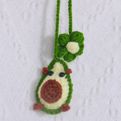 Handmade Avocado Flower Hanging Ornament, Car..