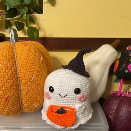 Halloween Pumpkin Ghost Mummy Plush Toy Soft Cute..