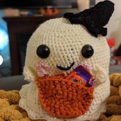 Halloween Pumpkin Ghost Mummy Plush Toy Soft Cute..