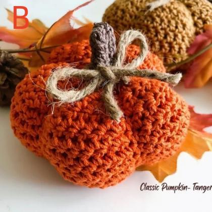 Hand Knitting Pumpkin Tulip Crochet Auto Interior..