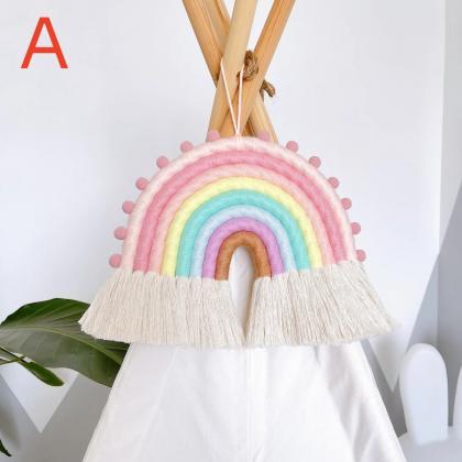 Nordic Style Rainbow Wall Hanging Decoration For..