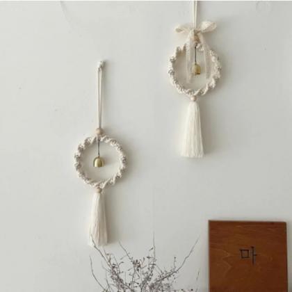 Handmade Dream Catcher Feather Wall, Braided Wind..