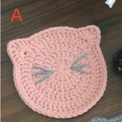 Hand-made Cat Claw Shape Table Mat, Heat..