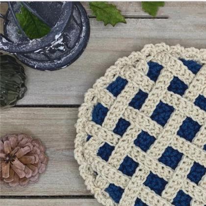 Home Decor Coasters Hand Hook Knitted Coasters..