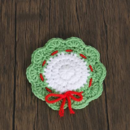 Crochet Round Cup Coaster Placemat Pad Tea Mug..