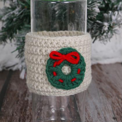 Knitted Cup Cover Reusable Cozy Sleeve For Ceramic..