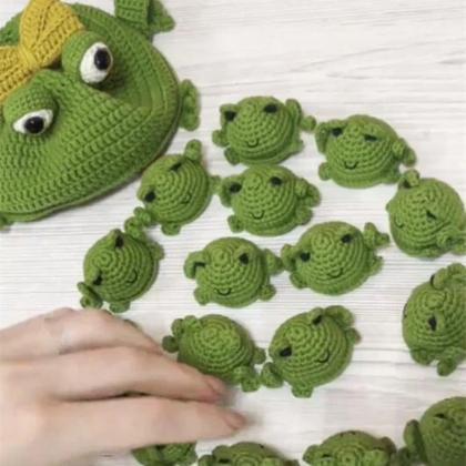 Frog Ladybird Crochet Memory Game Memory Matching..