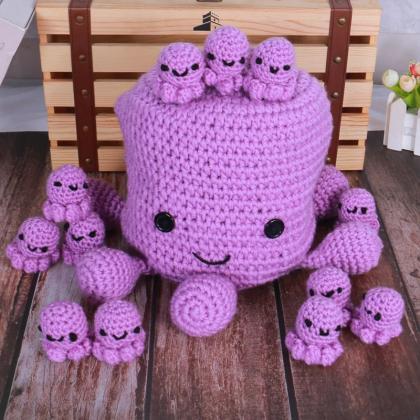 Octopus Crochet Memory Game Memory Matching Game..