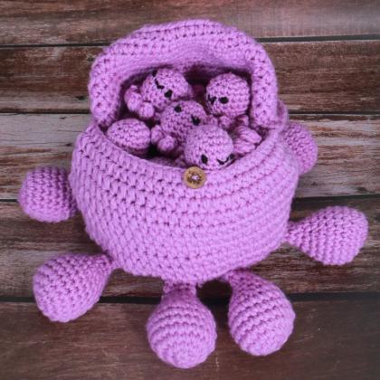 Octopus Crochet Memory Game Memory Matching Game..