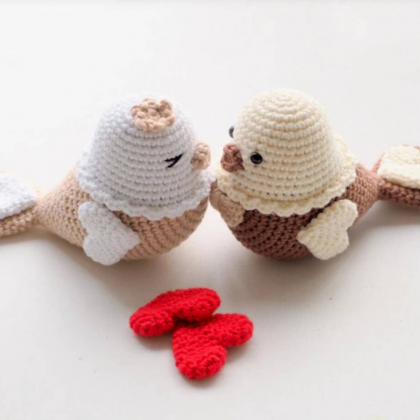 Handmade Crochet Doll For Beginners, Funny Chick..