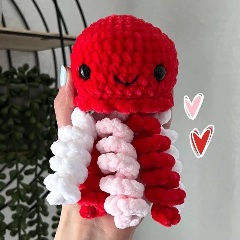 Crochet Octopus Toy For Preemie, Amigurumi Octopus For Infant, Baby Shower Gift, Sea Creature Toy, Halloween Home Decor