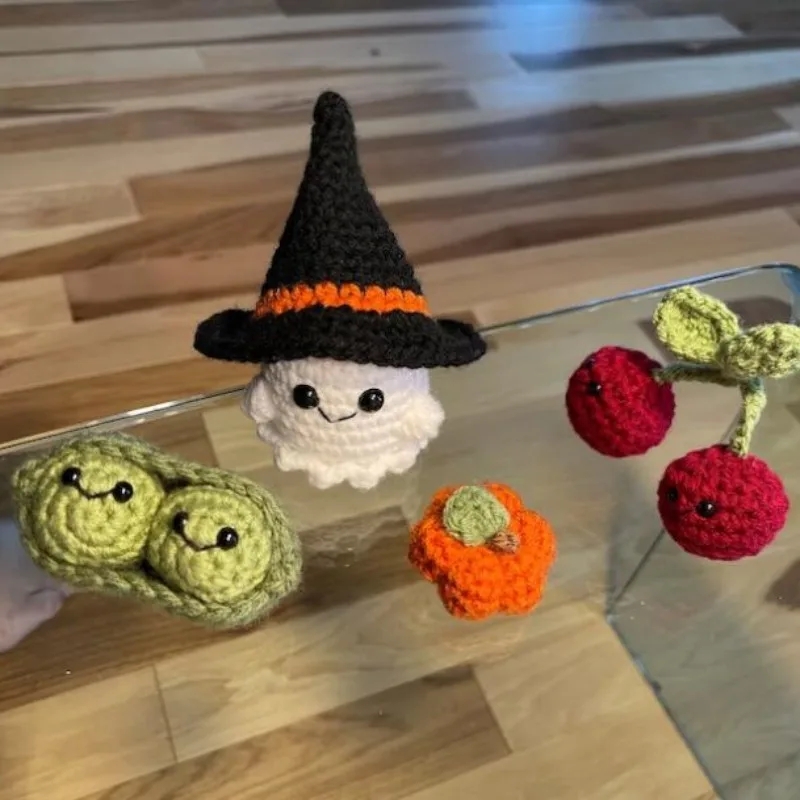 Halloween Knitting Doll Ornaments, Home Decor, Bar Decor, Scary, Kids Gift, Happy Halloween Party Decor