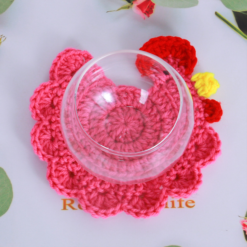 Coaster Protective Table Cock Shape Pure Hand Woven Thermally Insulated Kitchen Accessories Cup Mats Bowl