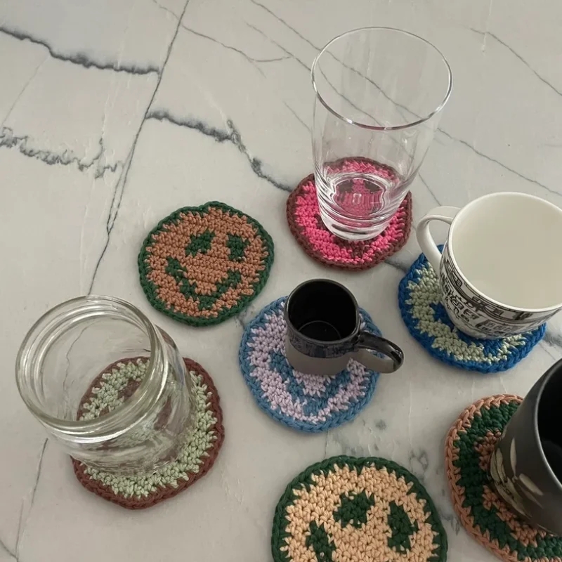 Anti Scalding Cup Mat With Cotton Rope, Woven Insulated Meal Mat, Tea Coasters, Cute Accessories, Cuisine, Cuisine, Cute