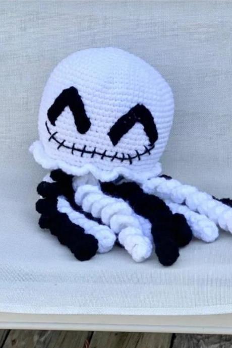 Cute Crochet Octopus Toy For Preemie, Amigurumi Octopus For Infant, Baby Shower Gift, Sea Creature Toy, Halloween