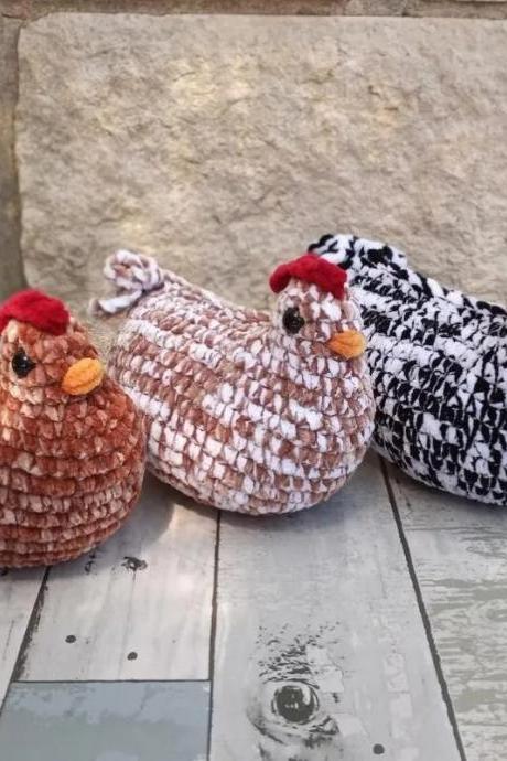 Handmade Crocheters For Kids And Adults, Crochet Animals, Rooster, Home Toys, Ornaments, Halloween