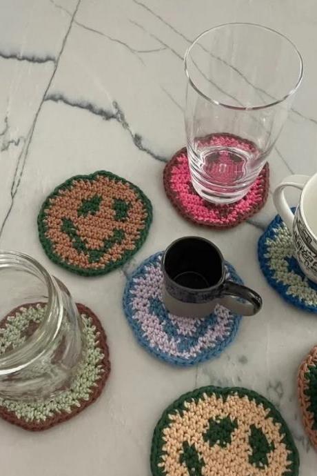 Anti Scalding Cup Mat With Cotton Rope, Woven Insulated Meal Mat, Tea Coasters, Cute Accessories, Cuisine, Cuisine, Cute