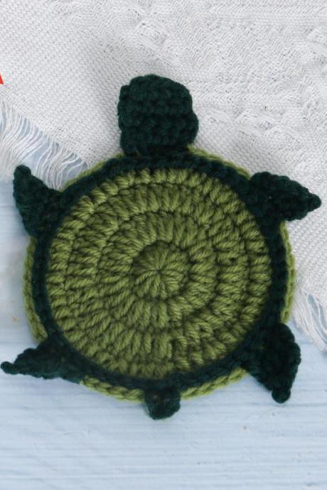 Insulation Pad Handmade Crochet Thick Skid-resistant Heat Insulation Sheep Flower Turtle Shape Mug Coaster Kitchen Supplies