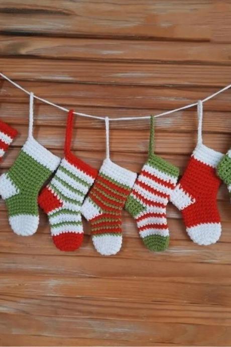 Halloween Wall Hanging Hand-woven Christmas Stocking Drop Ornaments Happy Year Home Decor Xmas Decoration Party Wall Supplies